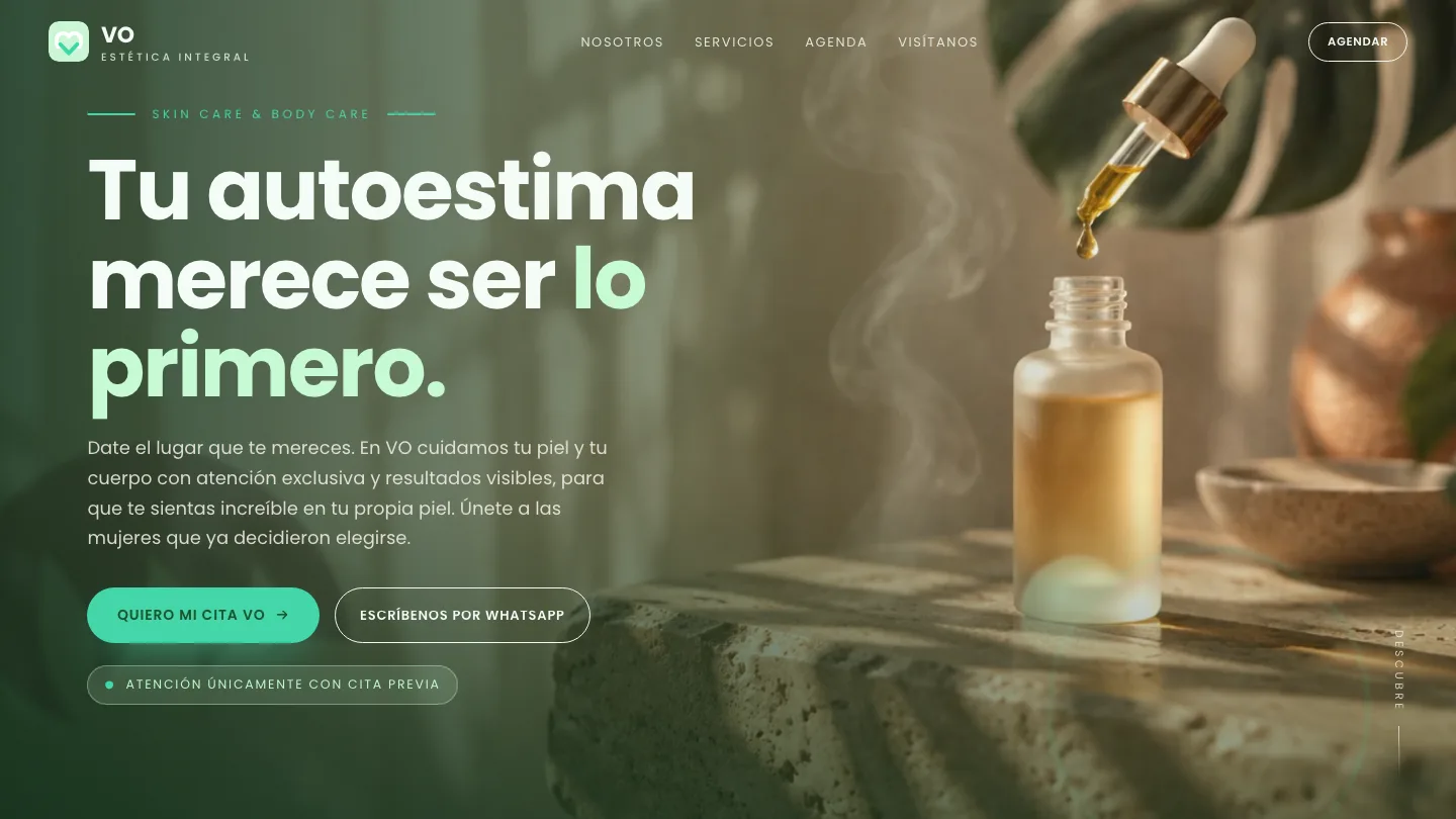 Captura de VO Estética Integral